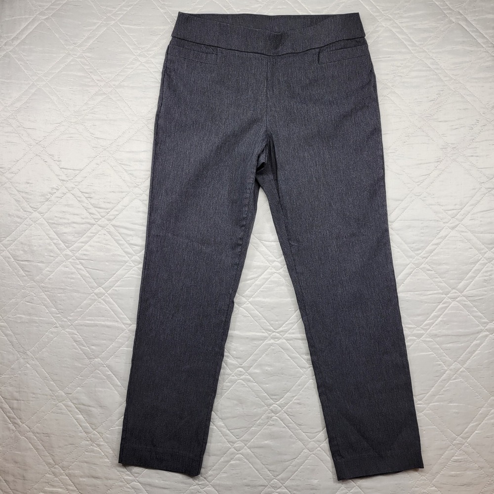 Kim Rogers‎ Petite dark gray pull on dress pants size 10P